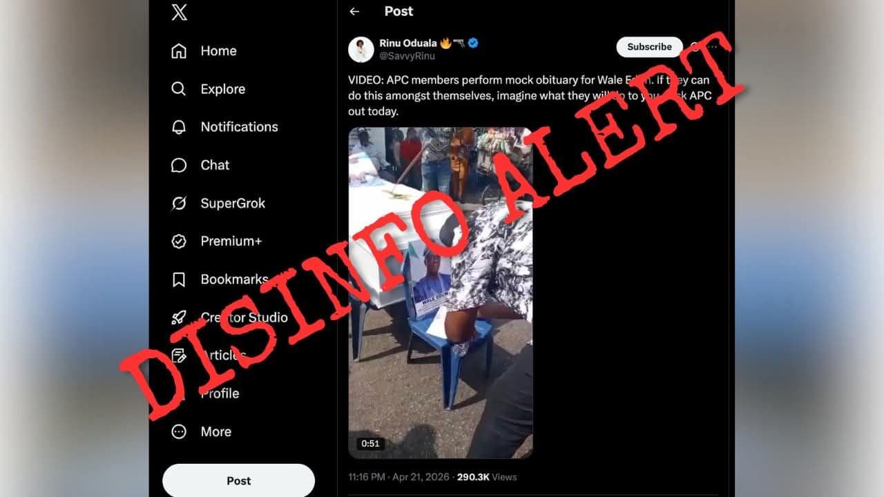 FAKE: Video of Staff Purportedly Celebrating Wale Edun’s Sack with Mock Coffin Old