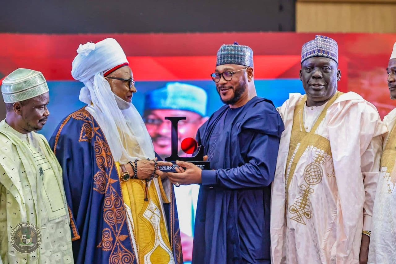 Gov Dauda Lawal Bags Leadership Newspaper ‘Governor of the Year’ Award, Pledges Continued Commitment to Zamfara’s Development